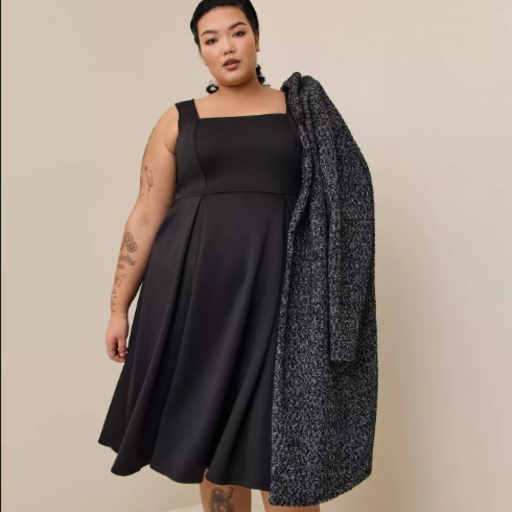 Torrid Square Neck Scuba Dress